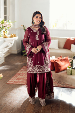 Azure 3Piece Embroidered Summer Lawn Collection
