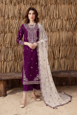 3pcs embroidered summer lawn collections 2026
