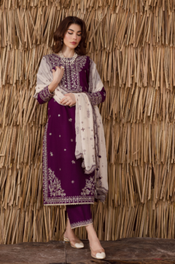3pcs embroidered summer lawn collections 2026