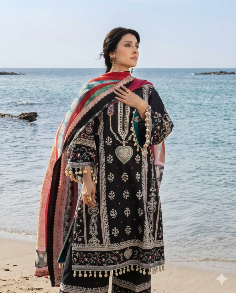 Premium embroidered suits online pakistan