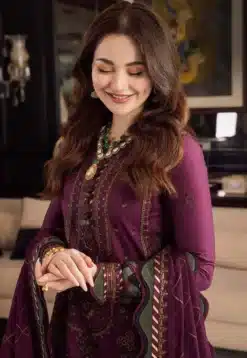 Asim Jofa 3pcs Unstitched Embroidered Lawn Suit