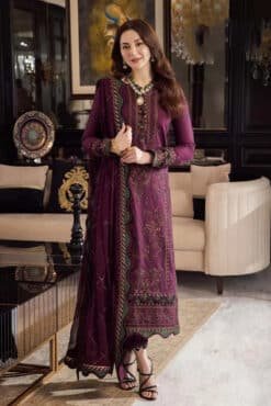Asim Jofa 3pcs Unstitched Embroidered Lawn Suit