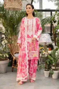 MariaB 3Piece Embroidered Winter Linen Collection 2026 MB-703