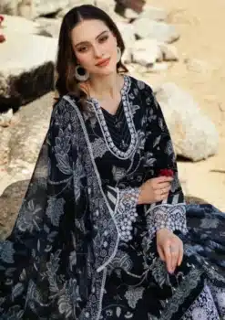 Farasha 3Piece Embroidered Winter Linen Collection 2026 FR-709 2 Farasha 3Piece Embroidered Winter Linen Collection 2025 FR-709