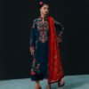 Premium Airjet Dhanak With Digital print Wool Shawl hussain Rehar 1430