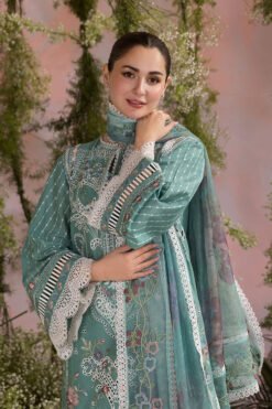 Premium Airjet Dhanak With EMBROIDERY DIGITAL WOOL Shawl SOBIA NAZEER : 1310