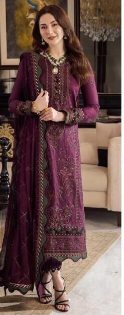 Grace Collection 9 Premium Airjet Dhanak With Digital Wool Shawl Asim Jofa: 1306