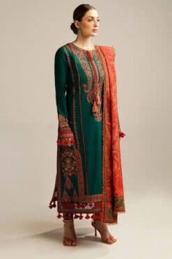 Premium Airjet Dhanak With Digital Wool Shawl HUSSAIN REHAR 1227