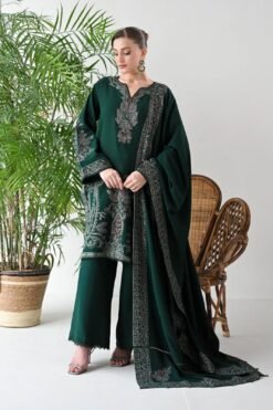 Premium Airjet Dhanak With EMBROIDERY Dhanak Shawl BATIK :1270