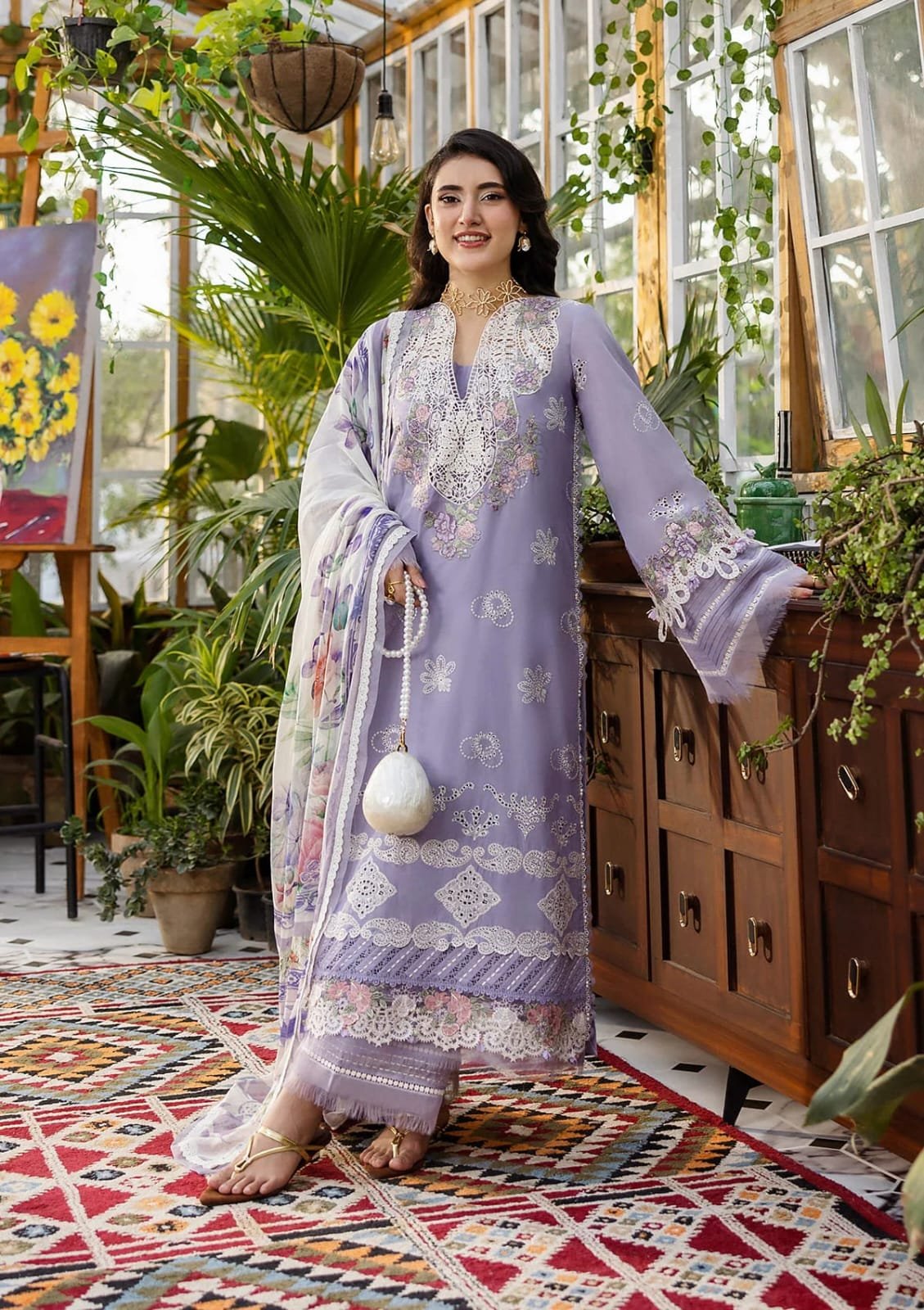 11 Premium Airjet Dhanak With Digital Wool Shawl ELAF 1264