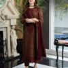 Premium Airjet Dhanak With EMBROIDERY Dhanak Shawl Asim jofa : 1398