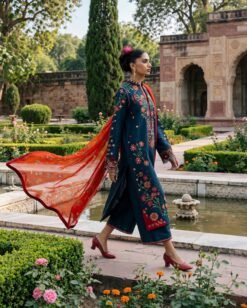 Hussain Rehar Premium Airjet Dhanak With Digital print Wool Shawl HR-1430 2 2 11