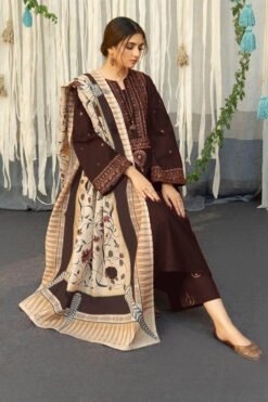 Premium Airjet Dhanak With Digital Wool Shawl AS-1379