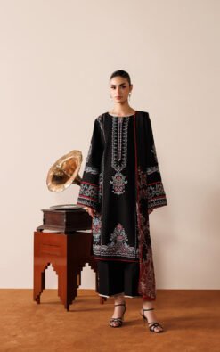 Grace Collection 14 Premium Airjet Dhanak With Digital Wool Shawl Izel : 1278