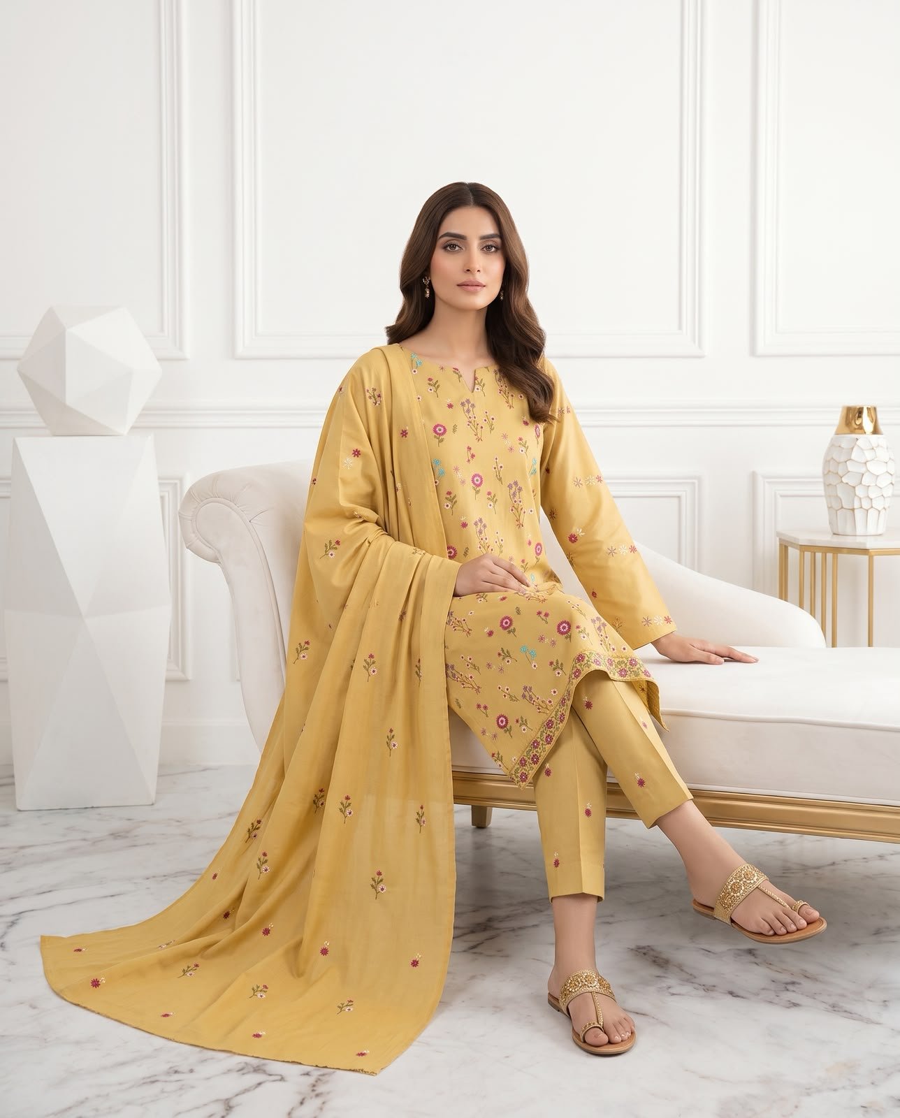 34c448ae-bc86-4ea3-b7fb-54b302ce4b3b Premium Airjet Dhanak With EMBROIDERY Dhanak Shawl