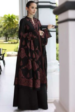 Premium Airjet Dhanak With EMBROIDERY Dhanak Shawl BAREEZE: 1204