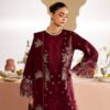 Premium Airjet Dhanak With EMBROIDERY Dhanak Shawl MAHNUR :1421