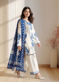 Grace Collection 10 Premium Airjet Dhanak With Digital Wool Shawl LAAM 2219
