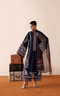 Premium Airjet Dhanak With Digital Wool Shawl IZEL : 1263