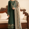 Premium Airjet Dhanak With Digital Wool Shawl