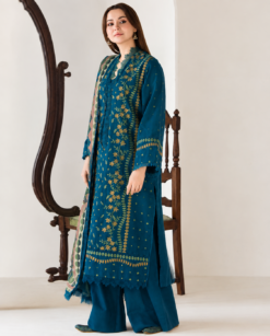 Premium Airjet Dhanak With Digital Wool Shawl