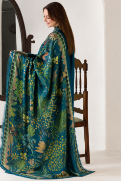 Premium Airjet Dhanak With Digital Wool Shawl