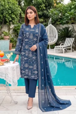 Bareeze 3Pcs Embroidered Winter Dhanak Collection 2026 BR-1294