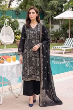 Bareeze 3Pcs Embroidered Winter Dhanak Collection 2026 BR-1292