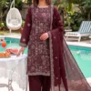 Bareeze 3Pcs Embroidered Winter Dhanak Collection 2026 BR-1293