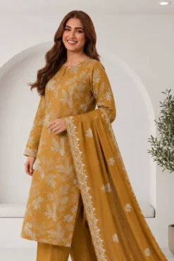 Bareeze 3Pcs Embroidered Winter Dhanak Collection 2026 BR-1298 2 Bareeze 3Pcs Embroidered Winter Dhanak Collection 2026 BR-1298