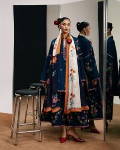 Premium Airjet Dhanak With Digital Wool Shawl PA-1390