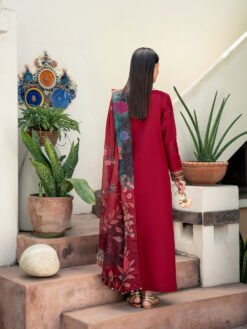 Premium Airjet Dhanak With Digital Wool Shawl IZ-1284