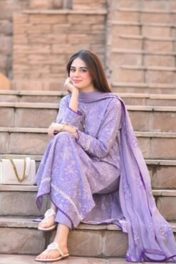 Bareeze Premium Airjet Dhanak With EMBROIDERY Dhanak Shawl BZ-1446 2 Premium Airjet Dhanak With EMBROIDERY Dhanak Shawl