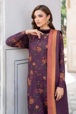 Baroque 3Pcs Digital Print Dhanak Collection 2026 BQ-197 2 Baroque 3pcs Unstitched Digital Print Dhanak Suit
