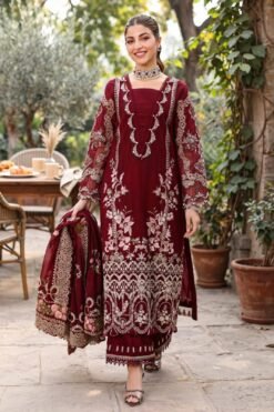 Airjet Premium Airjet Dhanak With EMBROIDERY Dhanak Shawl AJ-1997