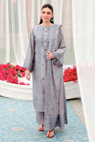 1 CROSS STITCH Premium Airjet Dhanak With Dhanak Shawl CS-1455