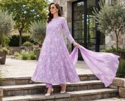 BAREEZE Premium Airjet Dhanak With EMBROIDERY Dhanak Shawl BZ-1996