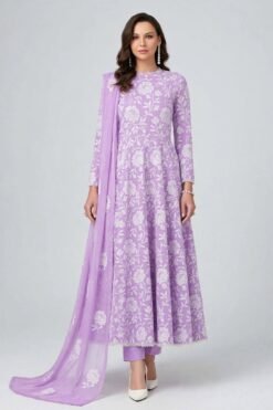 BAREEZE Premium Airjet Dhanak With EMBROIDERY Dhanak Shawl BZ-1996 2 6 3