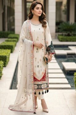 Premium Airjet Dhanak With Digital Wool Shawl ETHNIC 1442